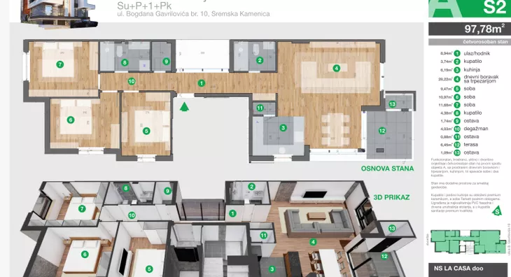 Četvorosoban | 4zida