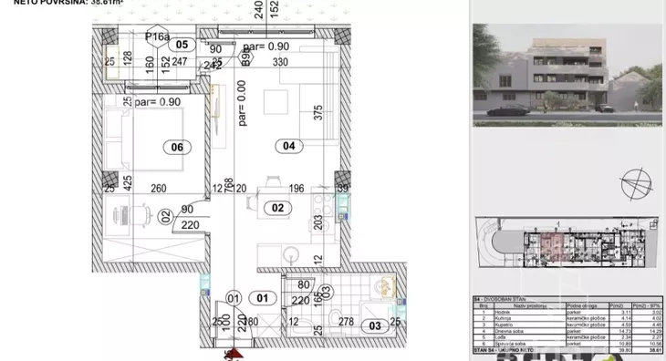 Dvosoban stan | 4zida