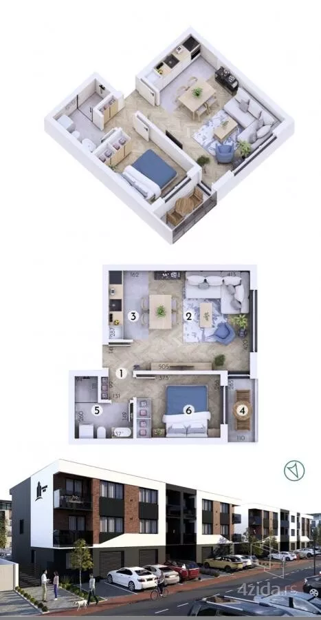 Dvosoban stan | 4zida