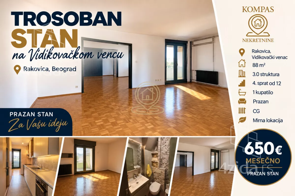 Trosoban stan | 4zida