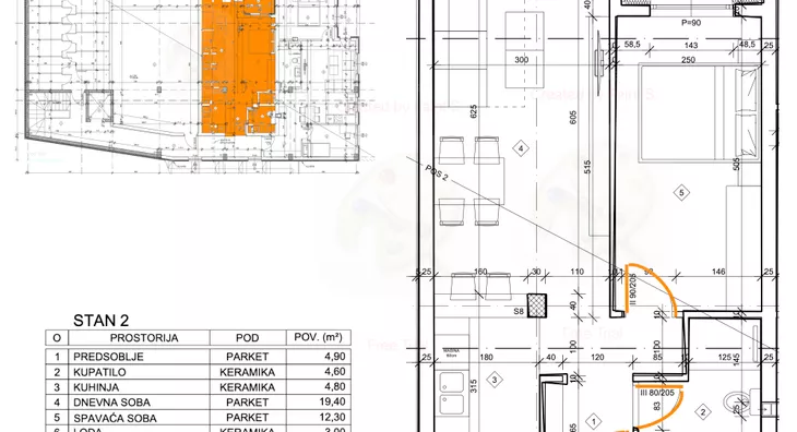 Jednoiposoban stan | 4zida