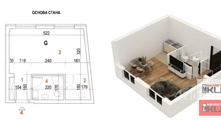 Garsonjera | 4zida