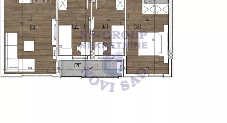 Troiposoban stan | 4zida