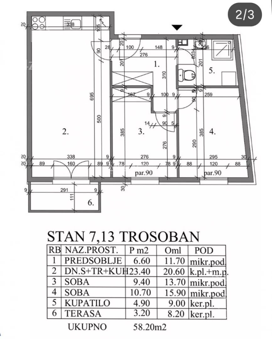 Trosoban stan | 4zida