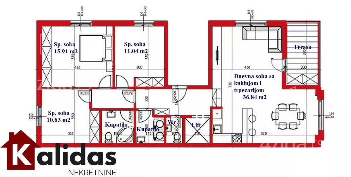 Četvorosoban stan | 4zida