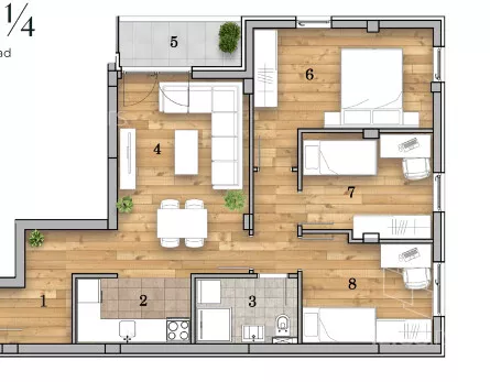 Četvorosoban stan | 4zida