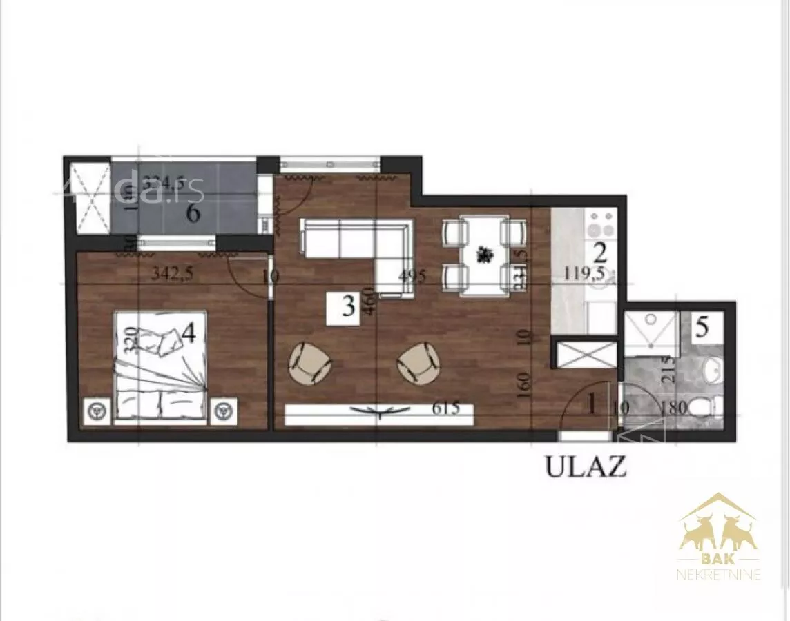 Dvosoban stan | 4zida