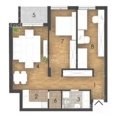 Trosoban stan | 4zida