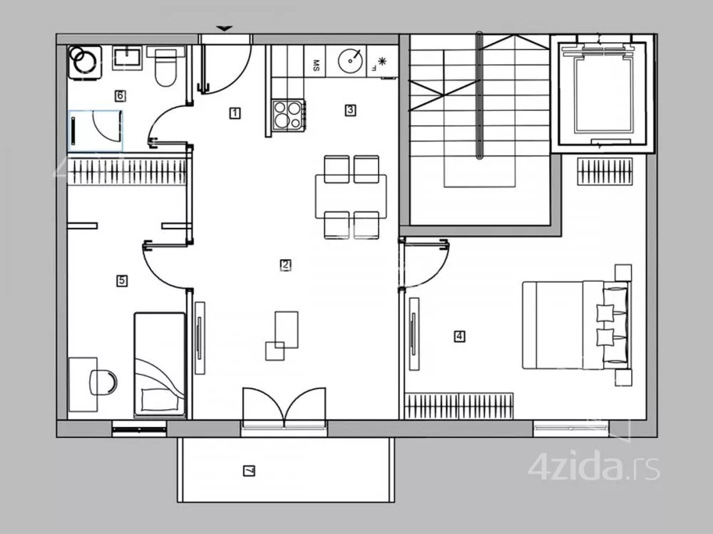 Trosoban stan | 4zida