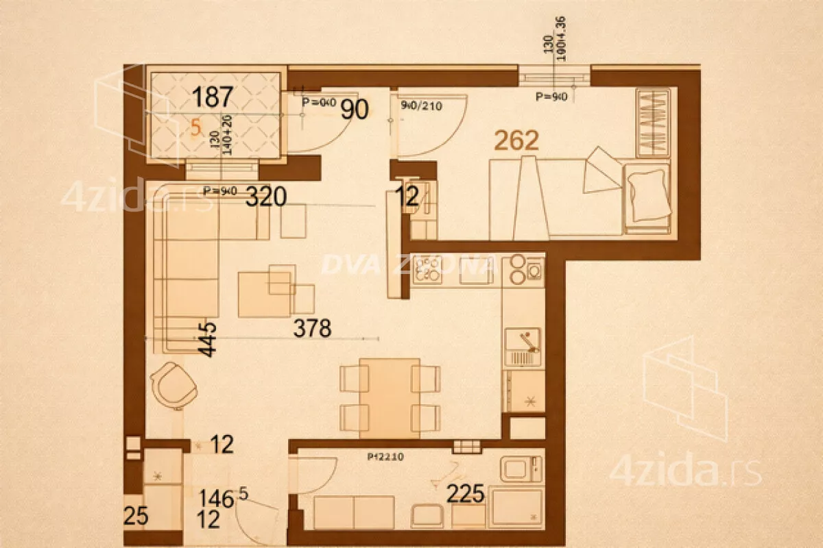 Dvosoban stan | 4zida