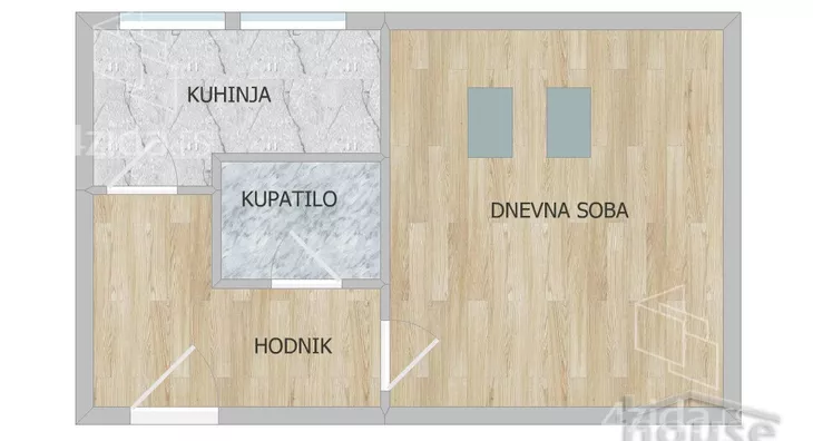 Jednosoban stan | 4zida