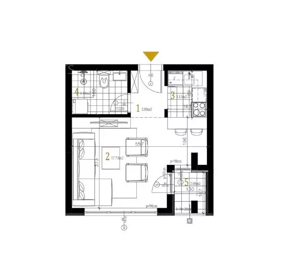 Jednosoban stan | 4zida