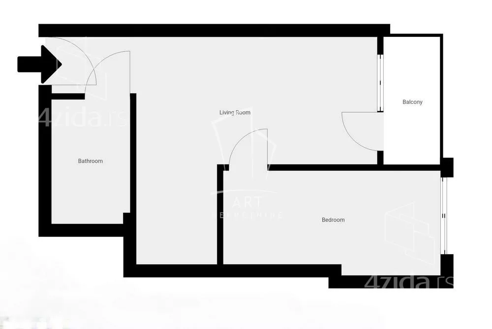 Jednoiposoban stan | 4zida