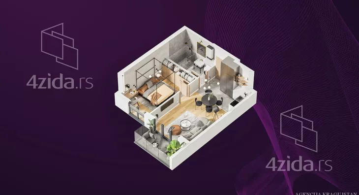 Jednoiposoban stan | 4zida