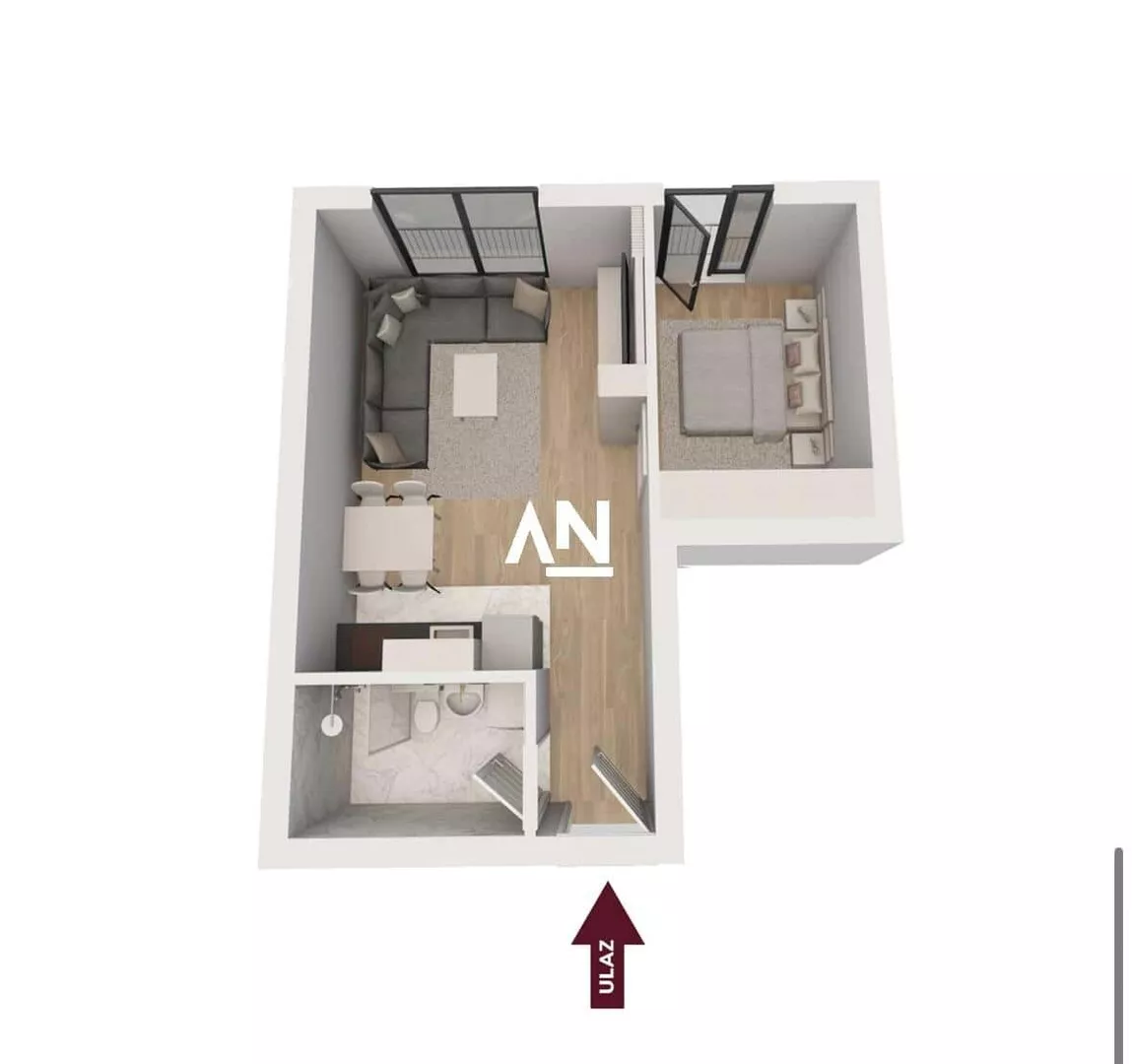 Jednoiposoban stan | 4zida