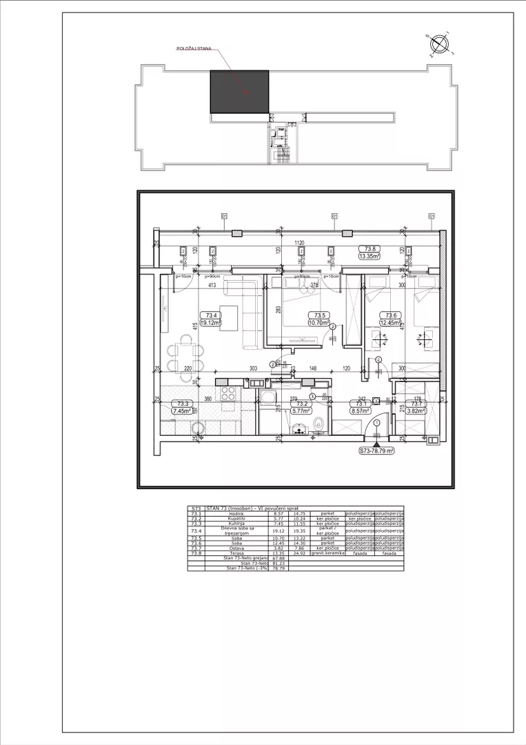 Trosoban stan | 4zida