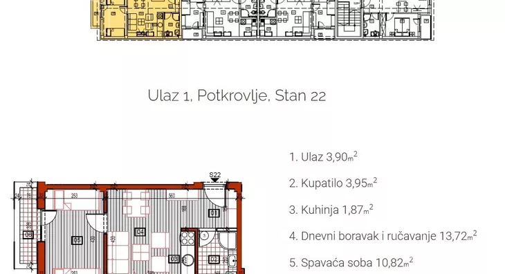 Jednoiposoban stan | 4zida