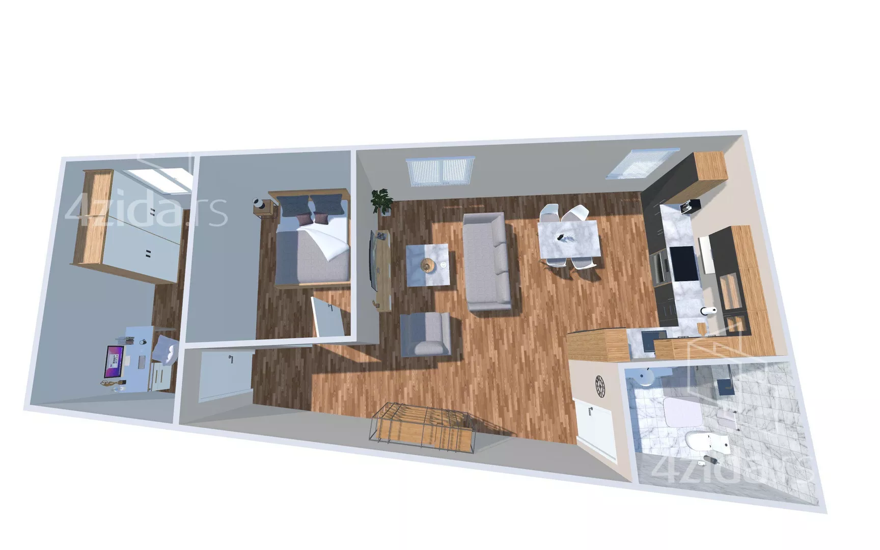 Dvosoban stan | 4zida