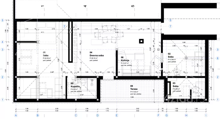 Trosoban stan | 4zida