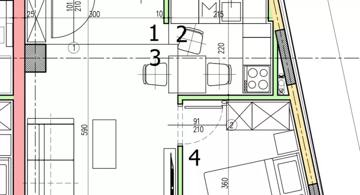 Jednoiposoban stan | 4zida