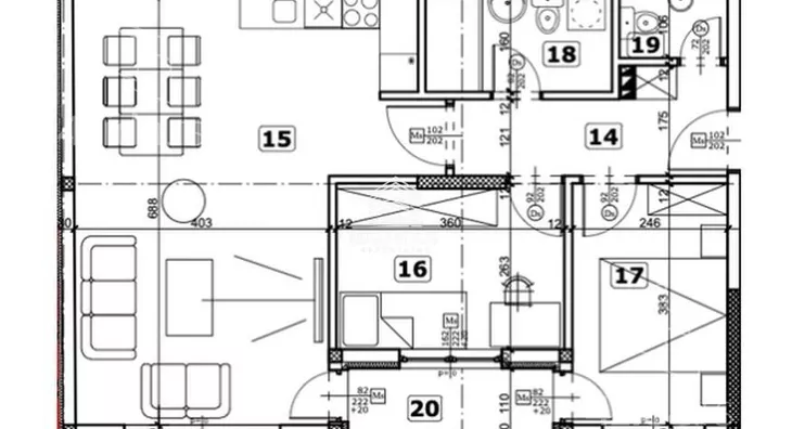 Trosoban stan | 4zida