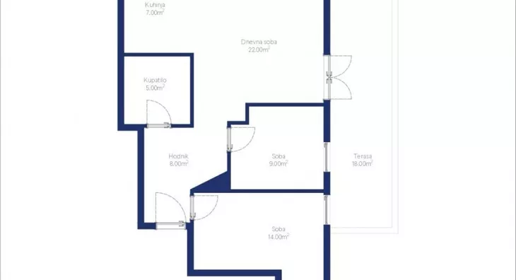 Trosoban stan | 4zida