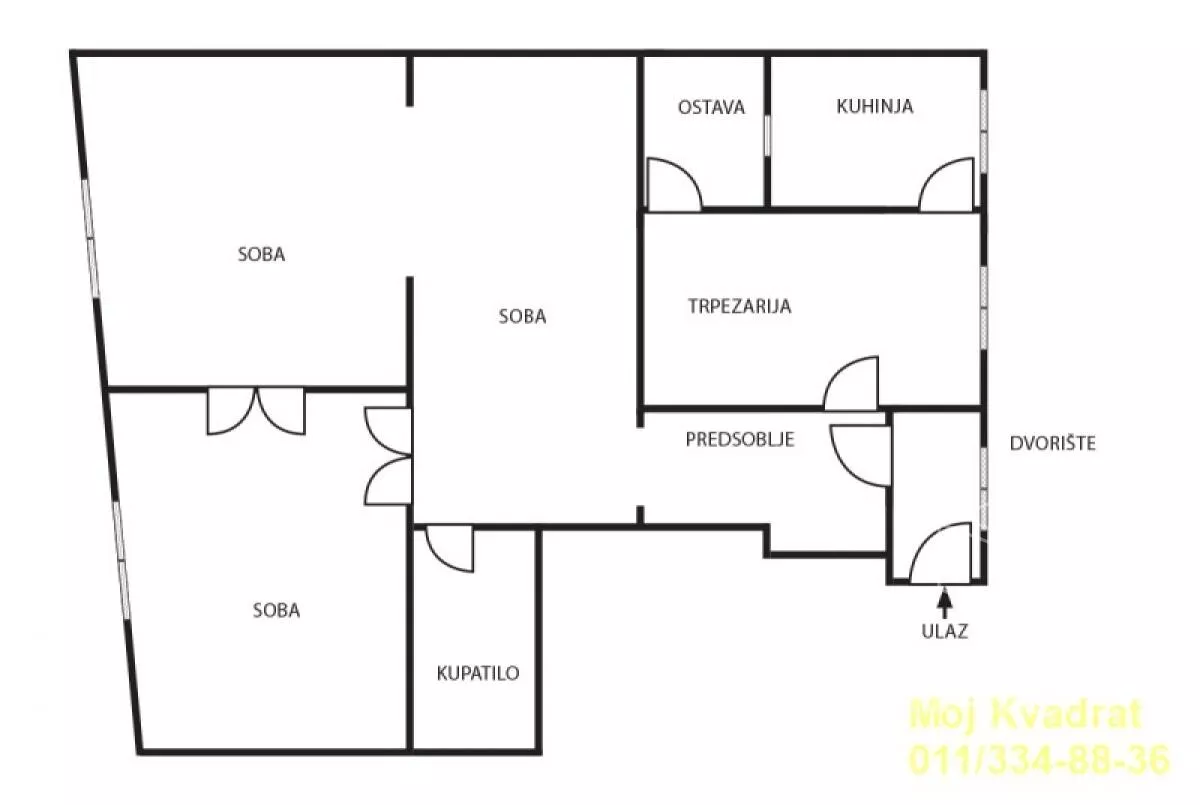 Trosoban stan | 4zida