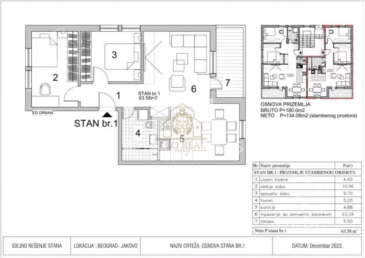 Trosoban stan | 4zida