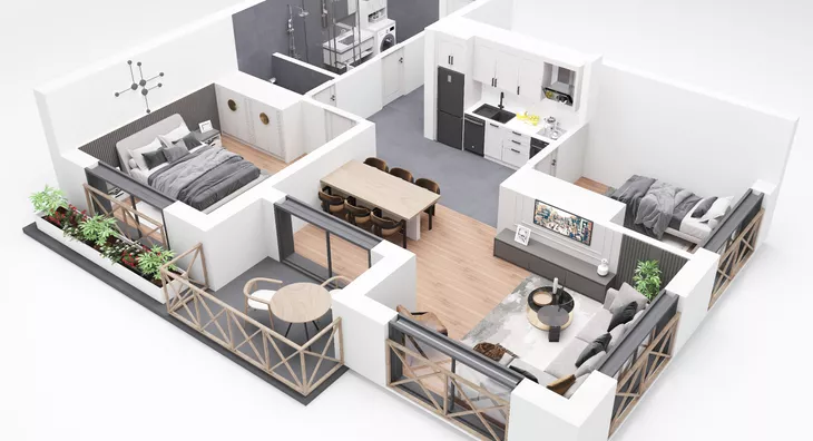 Dvoiposoban stan | 4zida