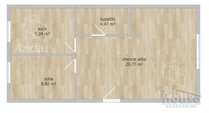 Trosoban stan | 4zida