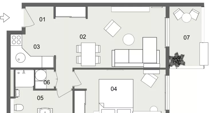 Jednoiposoban stan | 4zida