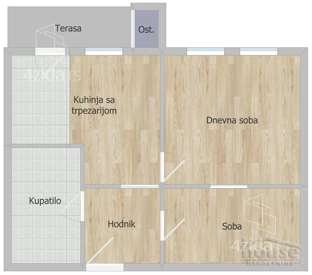 Dvosoban stan | 4zida