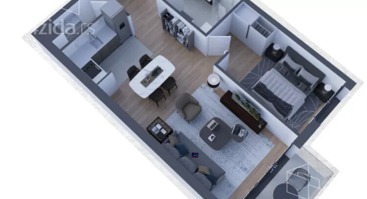 Dvosoban stan | 4zida