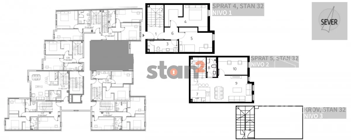 Troiposoban stan | 4zida