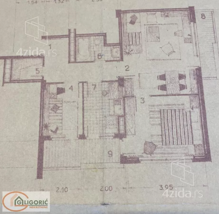 Trosoban stan | 4zida