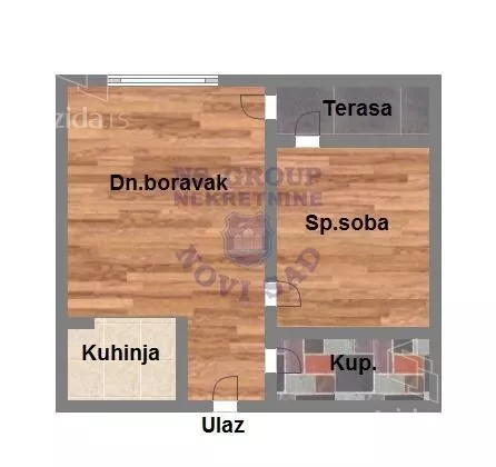 Jednoiposoban stan | 4zida