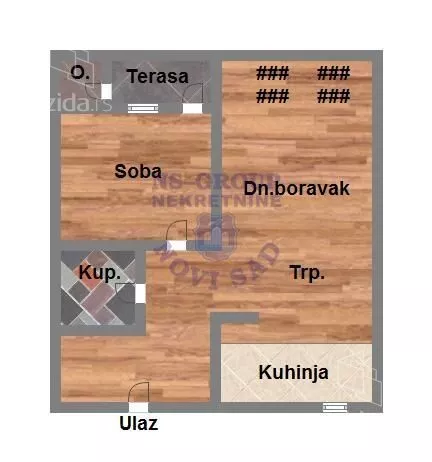 Jednoiposoban stan | 4zida