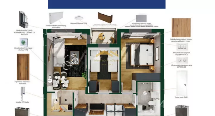 Dvosoban stan | 4zida