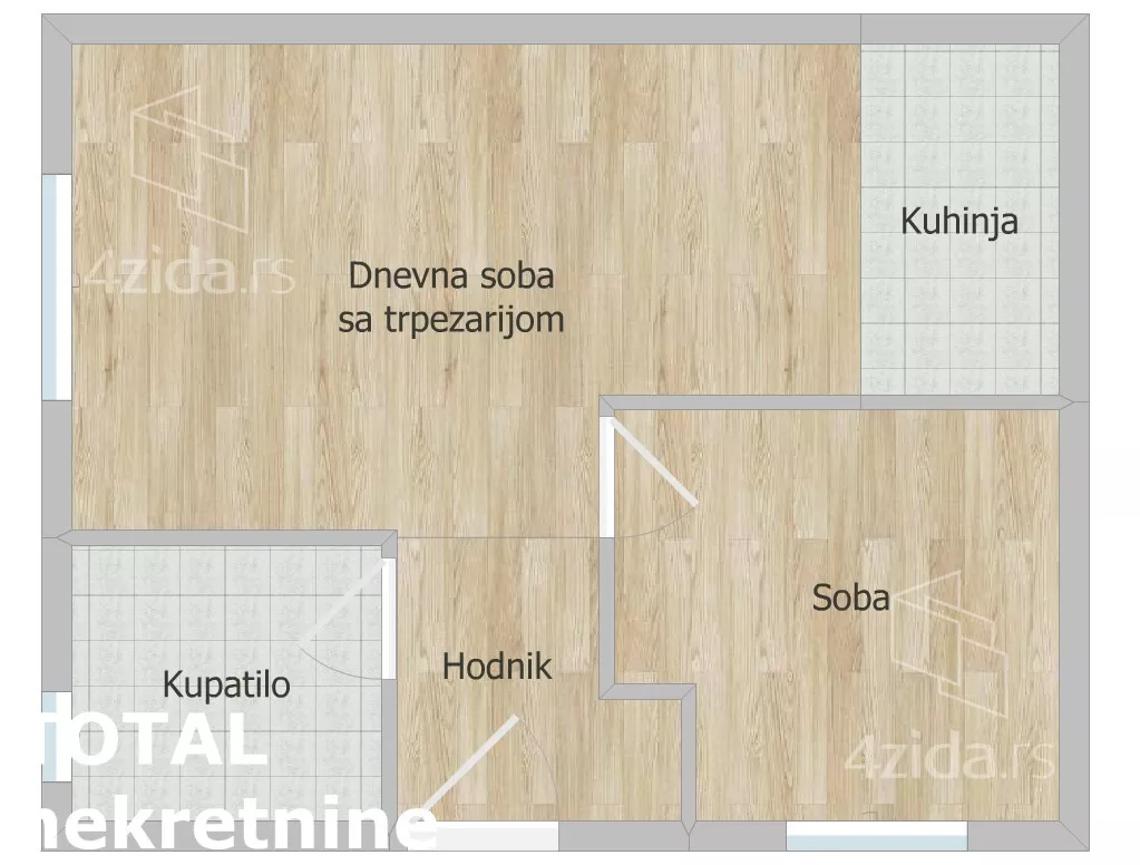 Jednoiposoban stan | 4zida