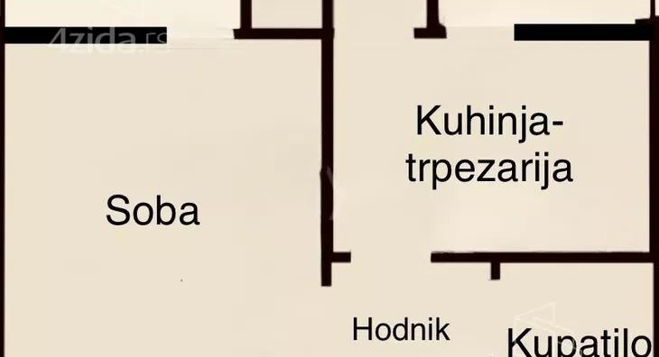 Jednosoban stan | 4zida