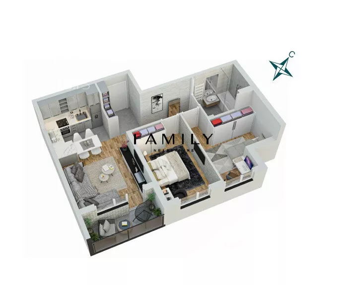 Trosoban stan | 4zida