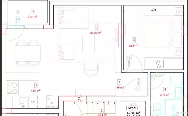 Dvosoban stan | 4zida