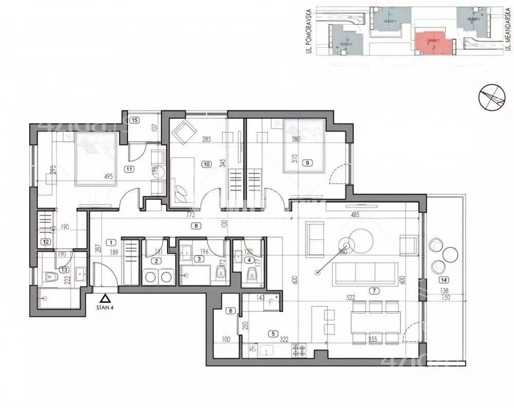 Četvorosoban stan | 4zida