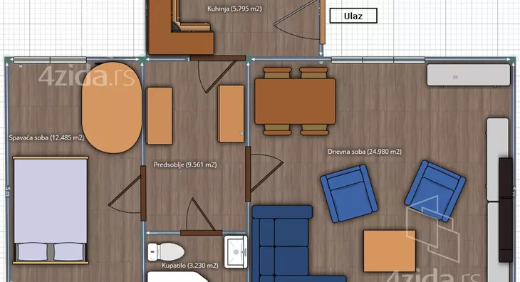 Dvosoban stan | 4zida