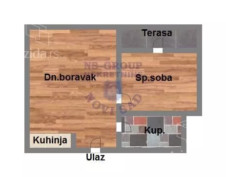 Dvosoban stan | 4zida