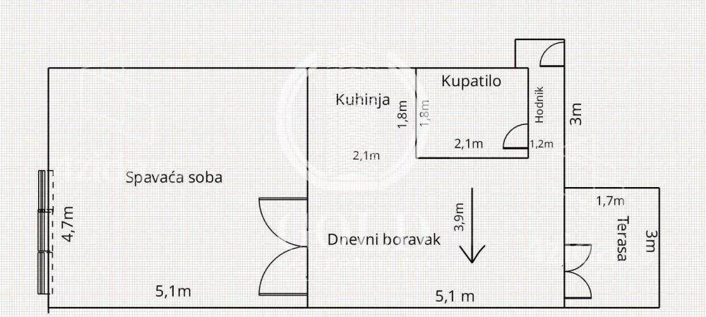 Dvosoban stan | 4zida