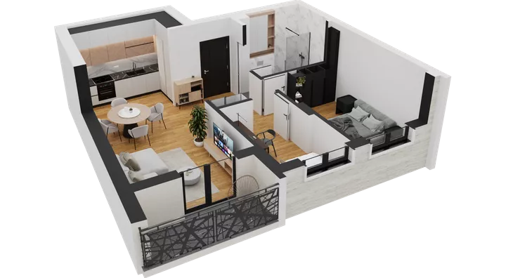 Trosoban stan | 4zida