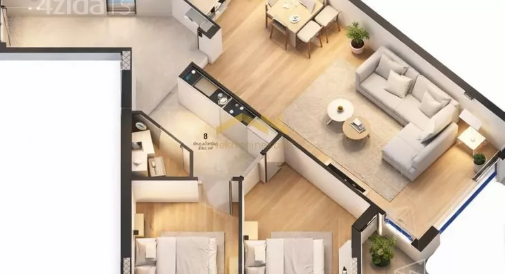 Trosoban stan | 4zida