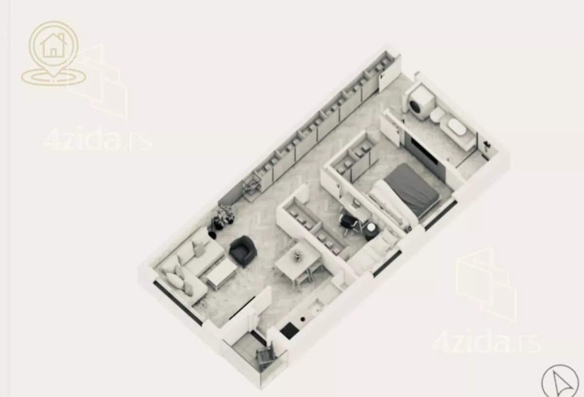 Troiposoban stan | 4zida