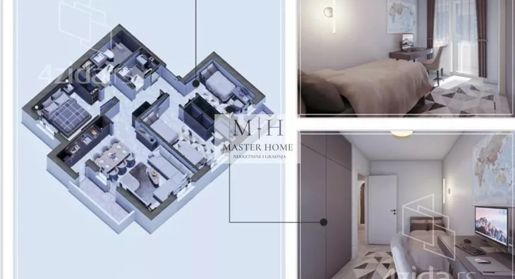 Trosoban stan | 4zida